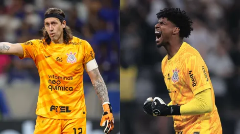 Cássio e Hugo Souza foram os protagonistas das decisões de pênaltis do Corinthians. Foto: AGIF.