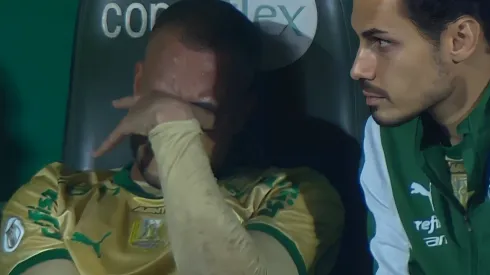 Mayke se lesionou mais uma vez na temporada e preocupa Palmeiras - Foto: Reprodução/Premiere