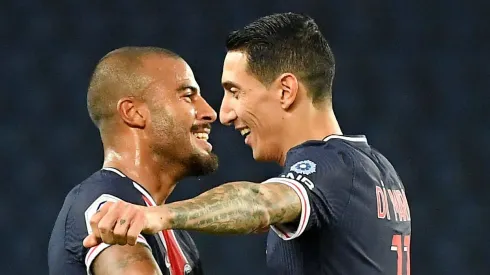 – Rafinha Alcântara ao lado de Di Maria