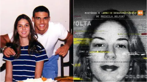 Vitor Belfort e a irmã Priscila – Fotos: Reprodução/Disney+
