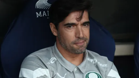 RIO DE JANEIRO, BRAZIL – AUGUST 11: Abel Ferreira coach of Palmeiras looks on prior to the match between Flamengo and Palmeiras as part of Brasileirao 2024 at Maracana Stadium on August 11, 2024 in Rio de Janeiro, Brazil. (Photo by Wagner Meier/Getty Images)
