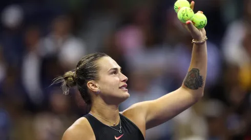 Aryna Sabalenka encara Jessica Pegula em mais uma final de grand slam da sua<br />
carreira (Foto: Sarah Stier/Getty Images)
