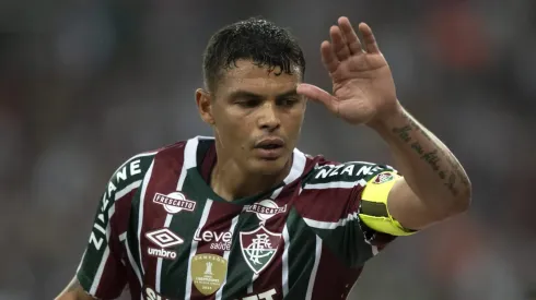 RJ – RIO DE JANEIRO – 01/09/2024 – BRASILEIRO A 2024, FLUMINENSE X SAO PAULO – Thiago Silva jogador do Fluminense durante partida contra o Sao Paulo no estadio Maracana pelo campeonato Brasileiro A 2024. Foto: Jorge Rodrigues/AGIF
