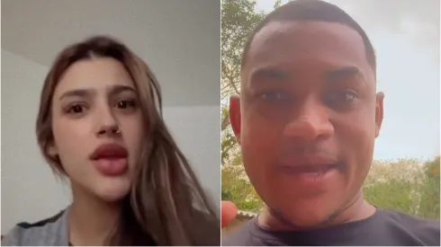 Fotos: Bia e Gabriel Roza trocam farpas na web – Reprodução/ Instagram
