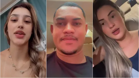 Bia Miranda, Gabriel e Kelly – Foto: Instagram/Bia Miranda, Instagram/Gabriel Roza e Instagram/Kelly Medeiros
