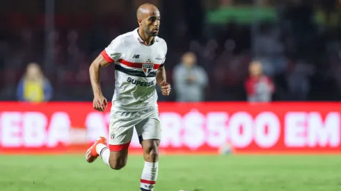 Foto: Alexandre Schneider/Getty Images – Lucas Moura no São Paulo
