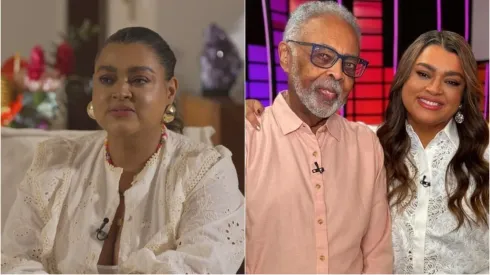 Preta Gil e Gilberto Gil – Foto: Reprodução/TV Globo e Instagram/Gilberto Gil
