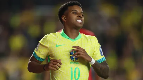 Foto: Lucas Figueiredo/Getty Images - Rodrygo na Seleção Brasileira