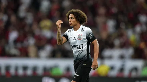 Guilherme Biro jogador do Corinthians durante partida contra o Flamengo no estadio Maracana pelo campeonato Brasileiro A 2024
