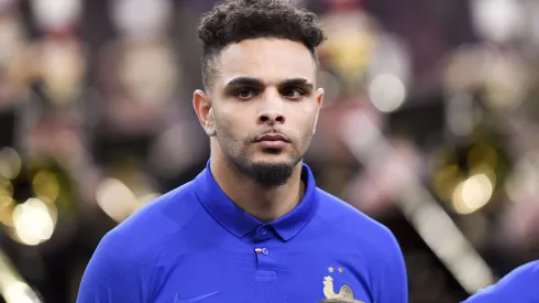 Layvin Kurzawa durante partida entre França e Islândia, pelas Eliminatórias para a Eurocopa de 2020, no dia 25/03/2019. Foto: Anthony Bibard
