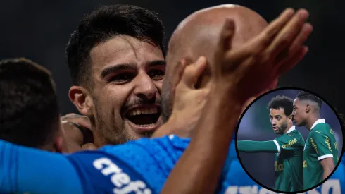 Coletivo viu Flaco López se destacar e pode ter outro parceiro no Palmeiras. Felipe Anderson em apuros? - Fotos: IMAGO e AGIF