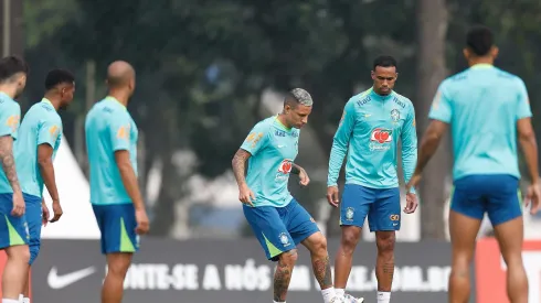 Jogadores da Seleção Brasileira treinando 
Foto: Rafael Ribeiro/CBF
