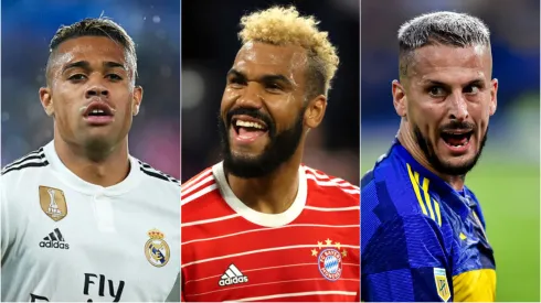 Mariano Díaz, Choupo-Moting e Benedetto estão sem clube. Foto: Getty Images
