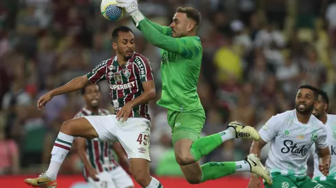 Fluminense e Juventude durante duelo na Copa do Brasil (Foto: Wagner Meier/Getty Images)
