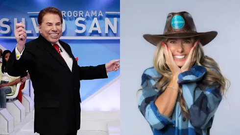 Silvio Santos e Adriane Galisteu – Foto: SBT / Record
