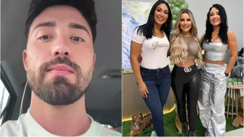 Rico Melquiades e família Bezerra – Foto: Instagram/Rico Melquiades e Instagram/Deolane Bezerra
