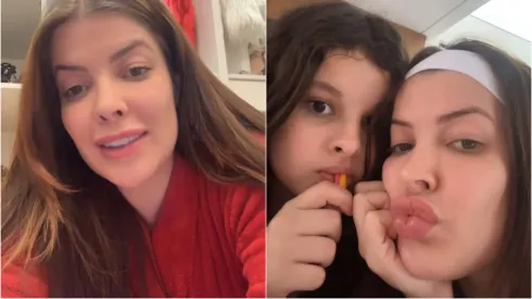 Jaquelline e a filha Bella Grohalski – Fotos: Instagram/Jaquelline 
