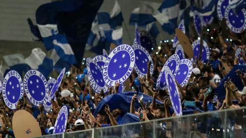 Torcida do Cruzeiro vem sempre comparecendo em peso nos jogos em Belo Horizonte. Foto: Fernando Moreno/AGIF
