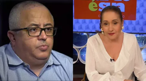 Ricardo Rocha, suposto filho de Gugu, e Sonia Abrão – Foto: RecordTV / Instagram @soniaabrao
