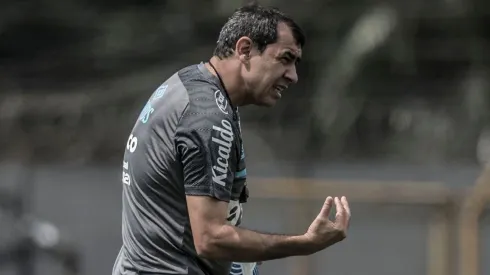 Fabio Carille durante treinamento do Santos Ivan Storti/Flickr/Santos F.C.