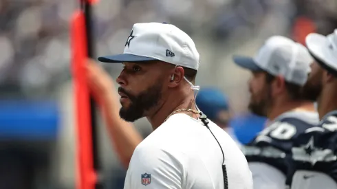 Dak Prescott pelo Dallas Cowboys. Foto: IMAGO / Icon Sportswire
