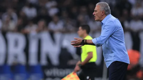 Tite, tecnico do Flamengo durante partida contra o Corinthians no estadio Arena Corinthians pelo campeonato Brasileiro A 2024 
