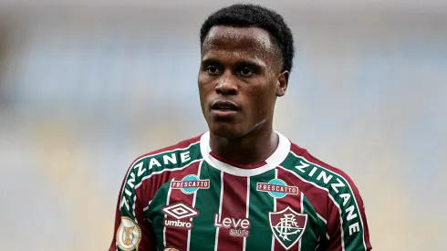 RJ – RIO DE JANEIRO – 29/07/2023 – BRASILEIRO A 2023, FLUMINENSE X SANTOS – Jhon Arias jogador do Fluminense durante partida contra o Santos no estadio Maracana pelo campeonato Brasileiro A 2023. Foto: Thiago Ribeiro/AGIF
