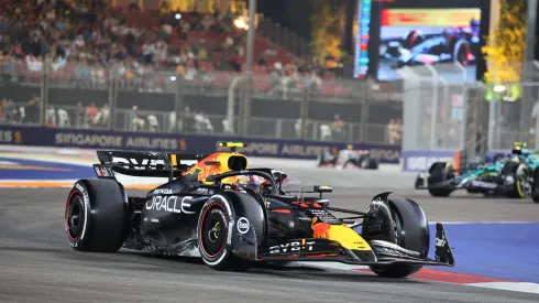 Sergio Pérez em Marina Bay, Singapura