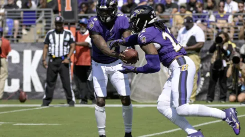 Baltimore Ravens quarterback Lamar Jackson. Foto de Mark Goldman/Icon Sportswire