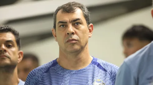 Fabio Carille tecnico do Santos durante partida contra o Novorizontino no estadio Vila Belmiro pelo campeonato Brasileiro B 2024. 
