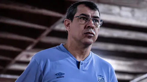 Fábio Carille rebateu xingamentos da torcida do Santos
