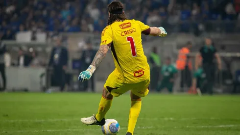 MG – BELO HORIZONTE – 24/07/2024 – BRASILEIRO A 2024, CRUZEIRO X JUVENTUDE – Cassio jogador do Cruzeiro durante partida contra o Juventude no estadio Mineirao pelo campeonato Brasileiro A 2024. Foto: Fernando Moreno/AGIF
