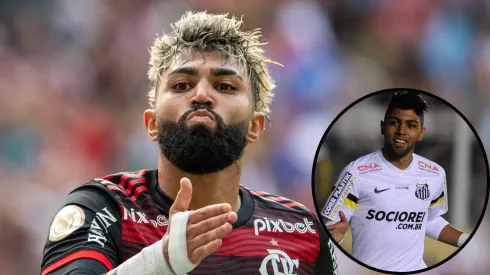 Pai de Gabigol fez reunião com Marcelo Teixeira para retorno em 2025 – Fotos: IMAGO e Ivan Storti/SFC
