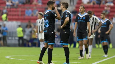 Kannemann jogador do Gremio durante partida contra o Botafogo no estadio Mane Garrincha pelo campeonato Brasileiro A 2024. 
