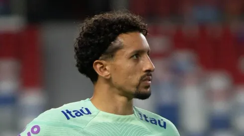 Marquinhos, zagueiro do PSG em treino da Seleção Brasileira – Foto: Fernando Torres/AGIF
