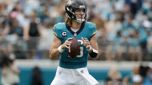 Jacksonville Jaguars quarterback Trevor Lawrence. Foto de David Rosenblum/Icon Sportswire NFL, American Football Herren