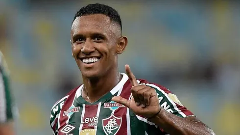 Marquinhos em ação pelo Flu. O Tricolor mão quer abrir mão do atacante
