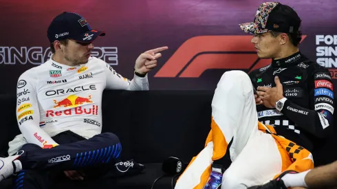 Verstappen e Norris no GP de Singapura
