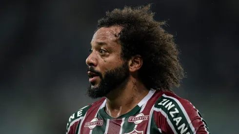 Marcelo jogador do Fluminense durante partida contra o Cruzeiro. Foto: Thiago Ribeiro/AGIF
