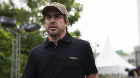 Fernando Alonso no GP de Singapura (2024)
