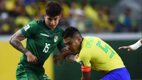 Gabriel Villamíl é titular na Seleção Boliviana – Foto: Xinhua/IMAGO.
