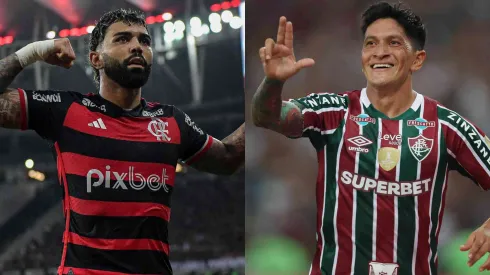 Cano x Gabigol: quem vai voltar a marcar no Fla-Flu desta quinta? (Fotos: Alamy Stock Photo)