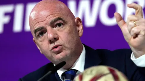 Gianni Infantino, presidente da FIFA, durante a Copa do Mundo Feminina de 2023. Foto: Bradley Collyer
