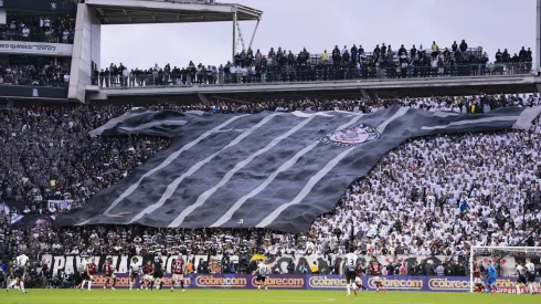 Torcida do Corinthians em jogo contra o Flamengo pela Copa do Brasil 2024. Foto: Richard Callis/Sports 
