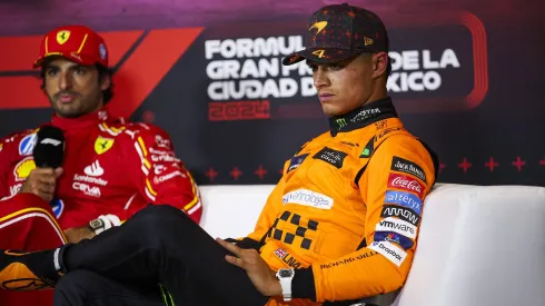 Norris em coletiva no GP do México
