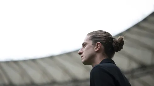 RJ - RIO DE JANEIRO - 26/10/2024 - BRASILEIRO A 2024, FLAMENGO X JUVENTUDE - Filipe Luis tecnico do Flamengo durante partida contra o Juventude no estadio Maracana pelo campeonato Brasileiro A 2024. Foto: Jorge Rodrigues/AGIF