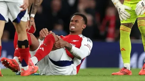 Gabriel Magalhães sente lesão em jogo do Arsenal. Foto: Alex Pantling/Getty Images
