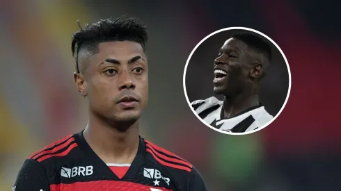 Foto: Thiago Ribeiro/AGIF e Jorge Rodrigues/AGIF - Bruno Henrique e Luiz Henrique: suposto envolvimento em apostas de jogadores de Flamengo e Botafogo