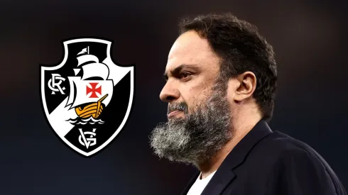 Fotos: Naomi Baker/Getty Images e Reprodução – Evangelos Marinakis poderia comprar a SAF do Vasco
