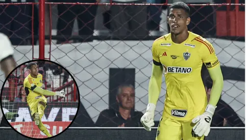 Gabriel Delfim estreou de forma muito segura pelo Galo esta noite em Goiânia – Fotos: Pedro Souza/Atlético
